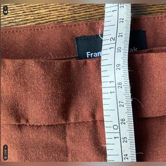 FRANK & OAK Eleanor Slim Fit Pant Size 8 - Picture 10 of 11